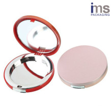 Round Plastic Powder Compact Case